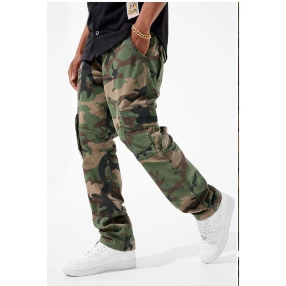 Jordan Craig Xavier OG Camo Cargo Pants Men's Sz 48x32 Baggy Streetwear Grunge